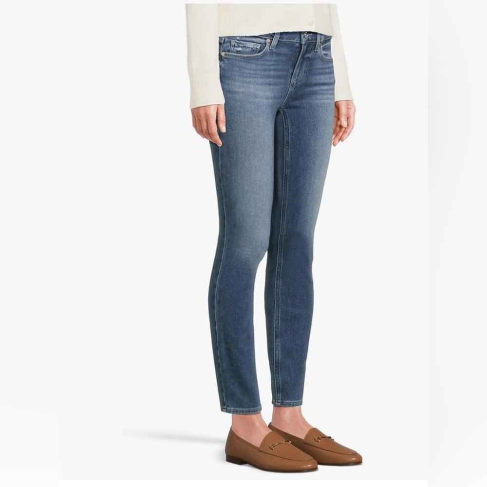 PAIGE VERDUGO ANKLE IN MAGNOLIAS SKINNY SIZE 8